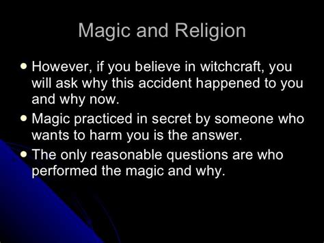 Are you convinced of the existence of magic